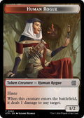 Image for Human Rogue // Plot Double-Sided Token (2 // 20) (Outlaws of Thunder Junction: Breaking News) - Magic: The Gathering
