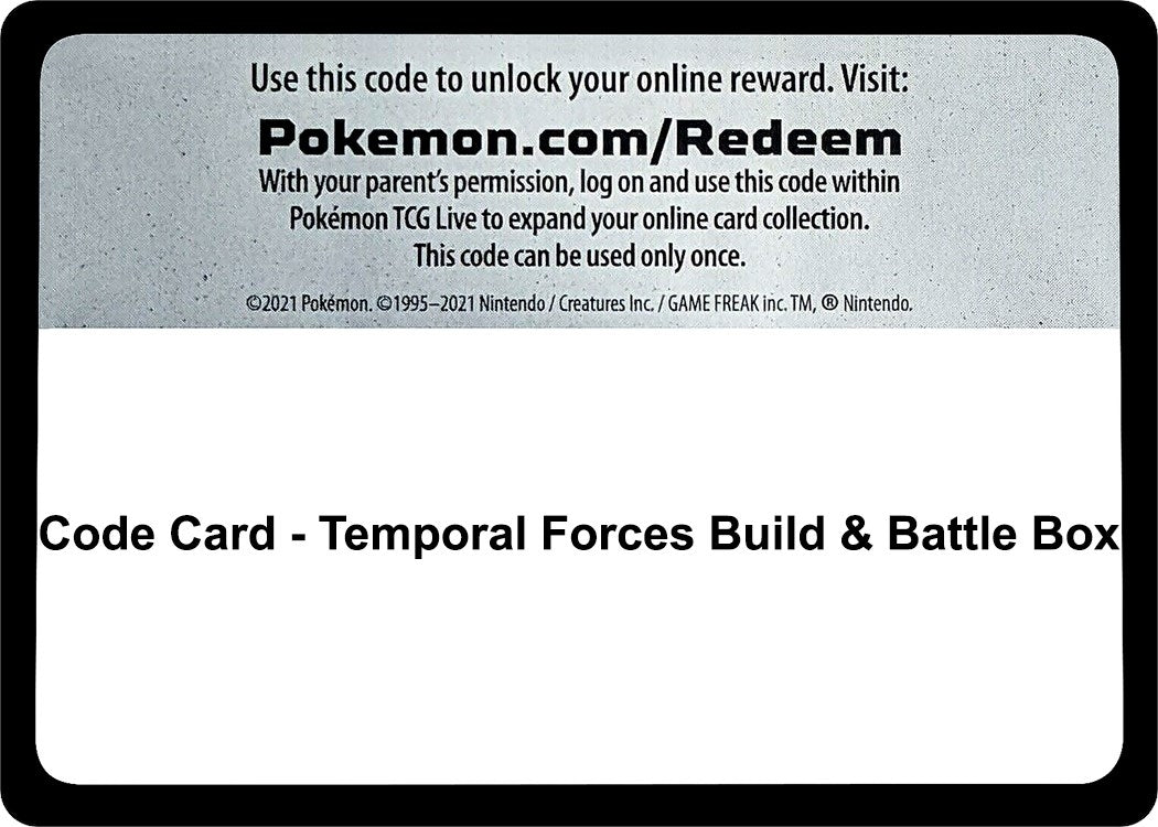 Image for Code Card - Temporal Forces Build & Battle Box (TEF) - Pokemon