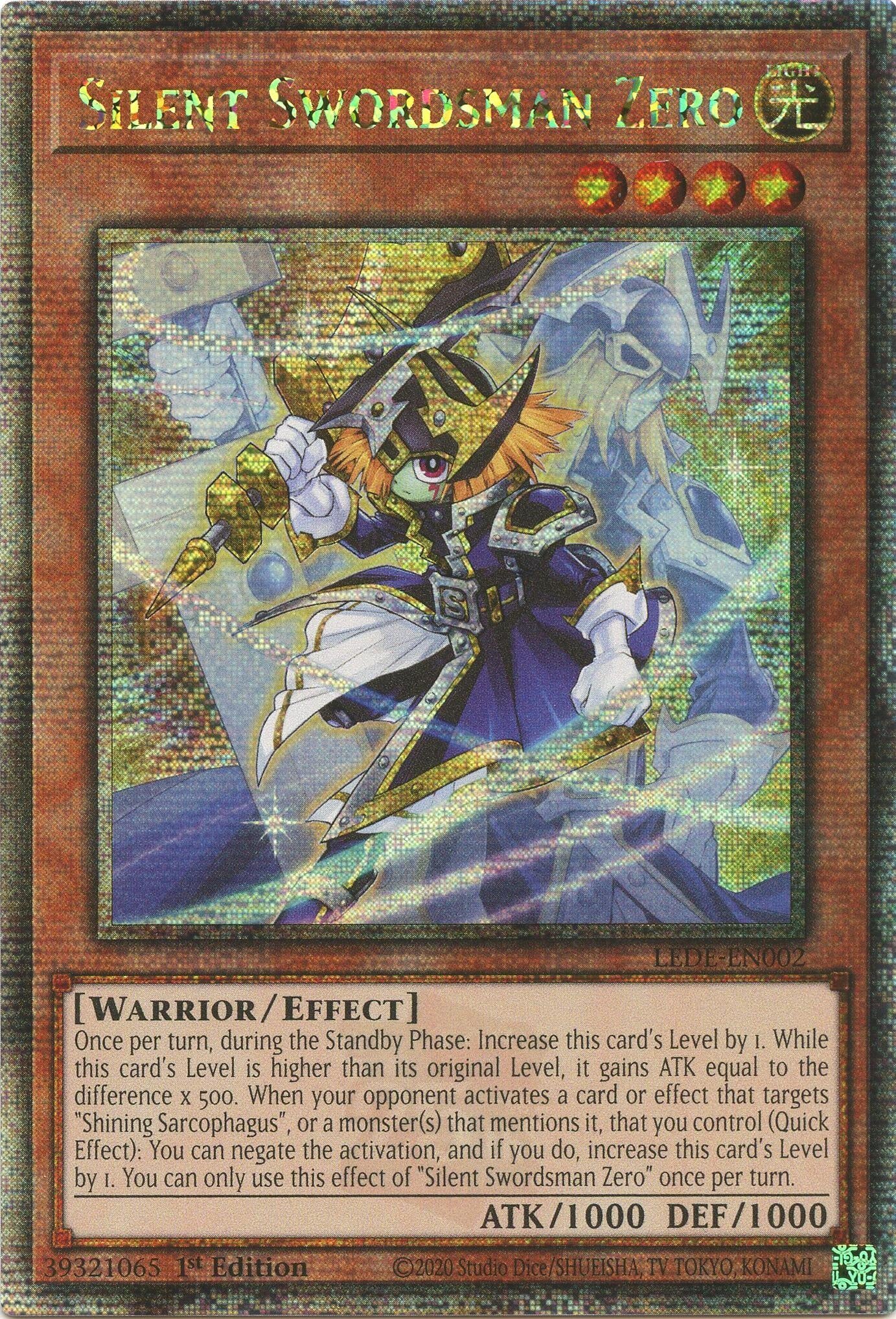 Image for Silent Swordsman Zero (Quarter Century Secret Rare) (LEDE-EN002) (LEDE) - YuGiOh
