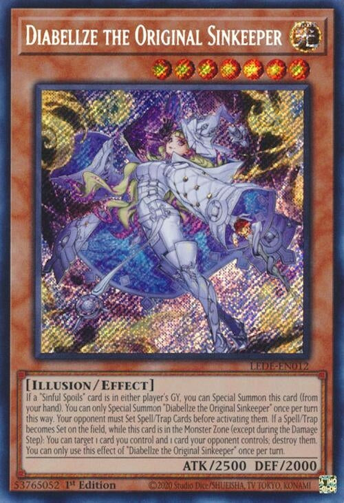 Image for Diabellze the Original Sinkeeper (LEDE-EN012) (LEDE) - YuGiOh