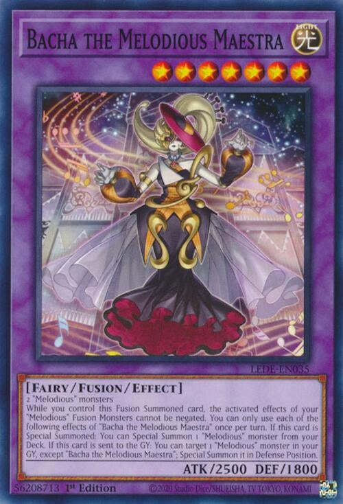 Image for Bacha the Melodious Maestra (LEDE-EN035) (LEDE) - YuGiOh