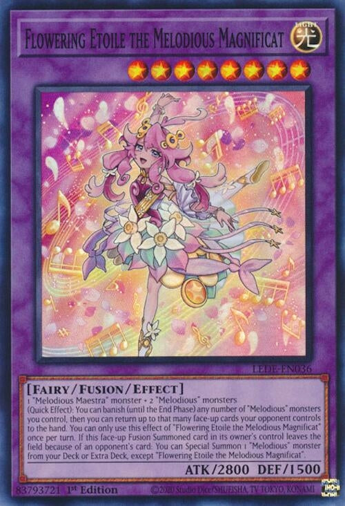 Image for Flowering Etoile the Melodious Magnificat (LEDE-EN036) (LEDE) - YuGiOh