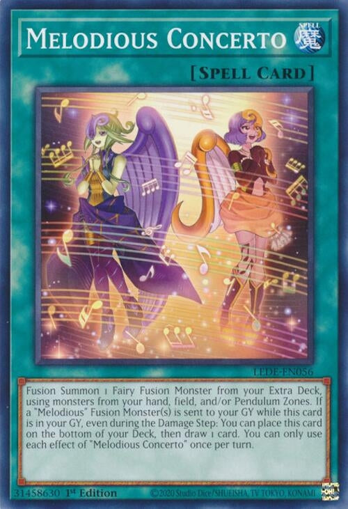 Image for Melodious Concerto (LEDE-EN056) (LEDE) - YuGiOh