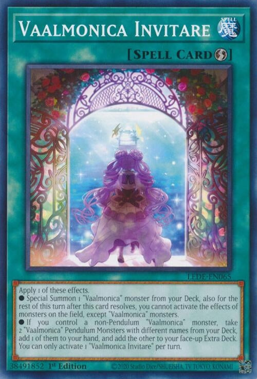 Image for Vaalmonica Invitare (LEDE-EN065) (LEDE) - YuGiOh