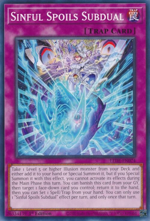 Image for Sinful Spoils Subdual (LEDE-EN074) (LEDE) - YuGiOh