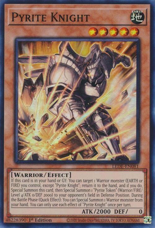 Image for Pyrite Knight (LEDE-EN081) (LEDE) - YuGiOh