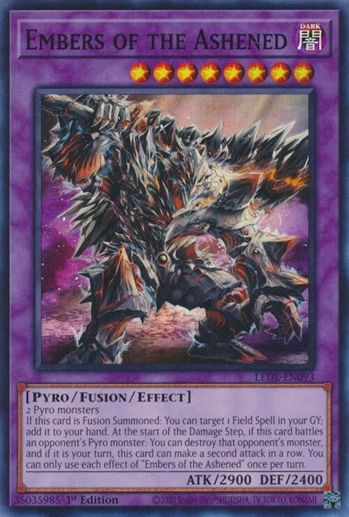 Image for Embers of the Ashened (LEDE-EN093) (LEDE) - YuGiOh
