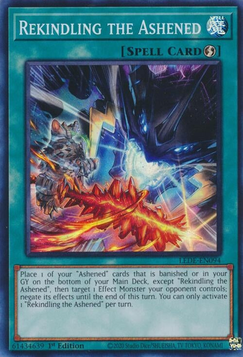 Image for Rekindling the Ashened (LEDE-EN094) (LEDE) - YuGiOh