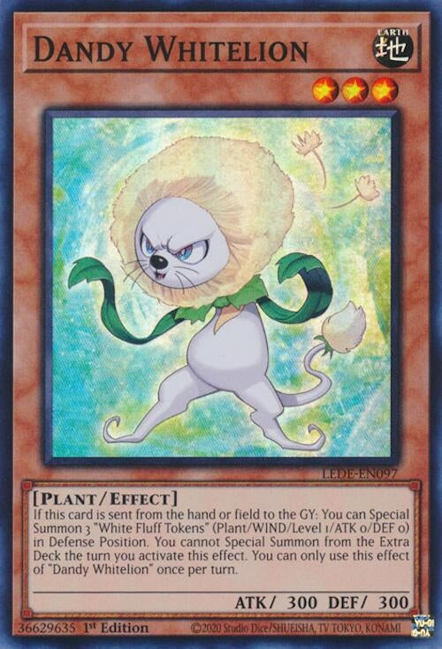Image for Dandy Whitelion (LEDE-EN097) (LEDE) - YuGiOh