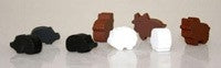 Image for Animeeples Wooden Farm Animals - Boardgames