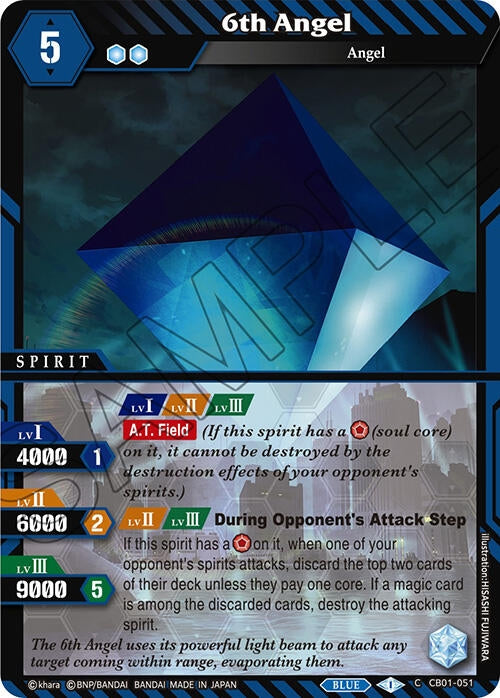Image for 6th Angel (CB01-051) (Collaboration Booster 01: Halo of Awakening) - Battle Spirits Saga
