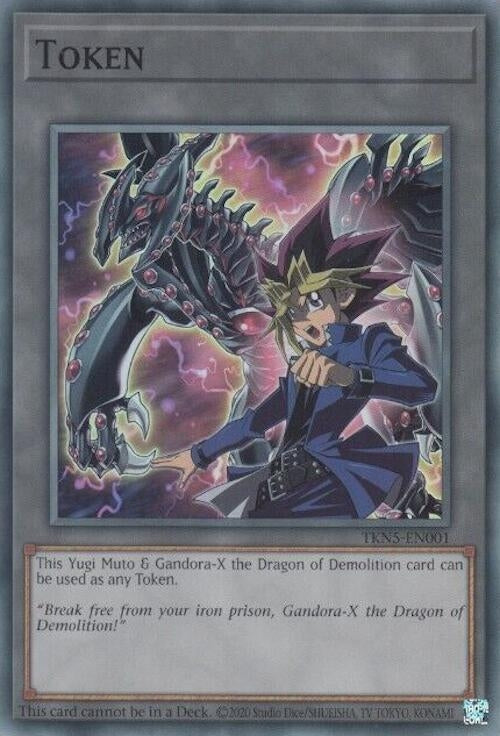Image for Token: Yugi Muto and Gandora-X the Dragon of Demolition (TKN5-EN001) (LEDE) - YuGiOh