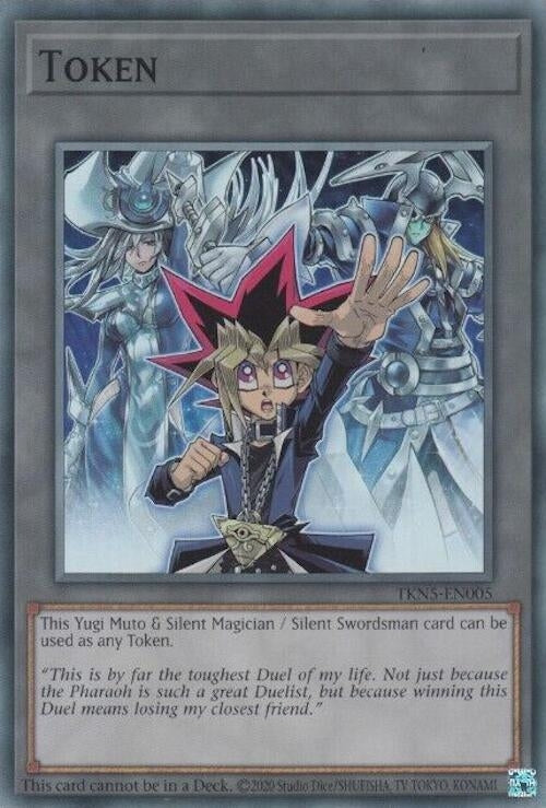 Image for Token: Yugi Muto and Silent Magician and Silent Swordsman (TKN5-EN005) (LEDE) - YuGiOh