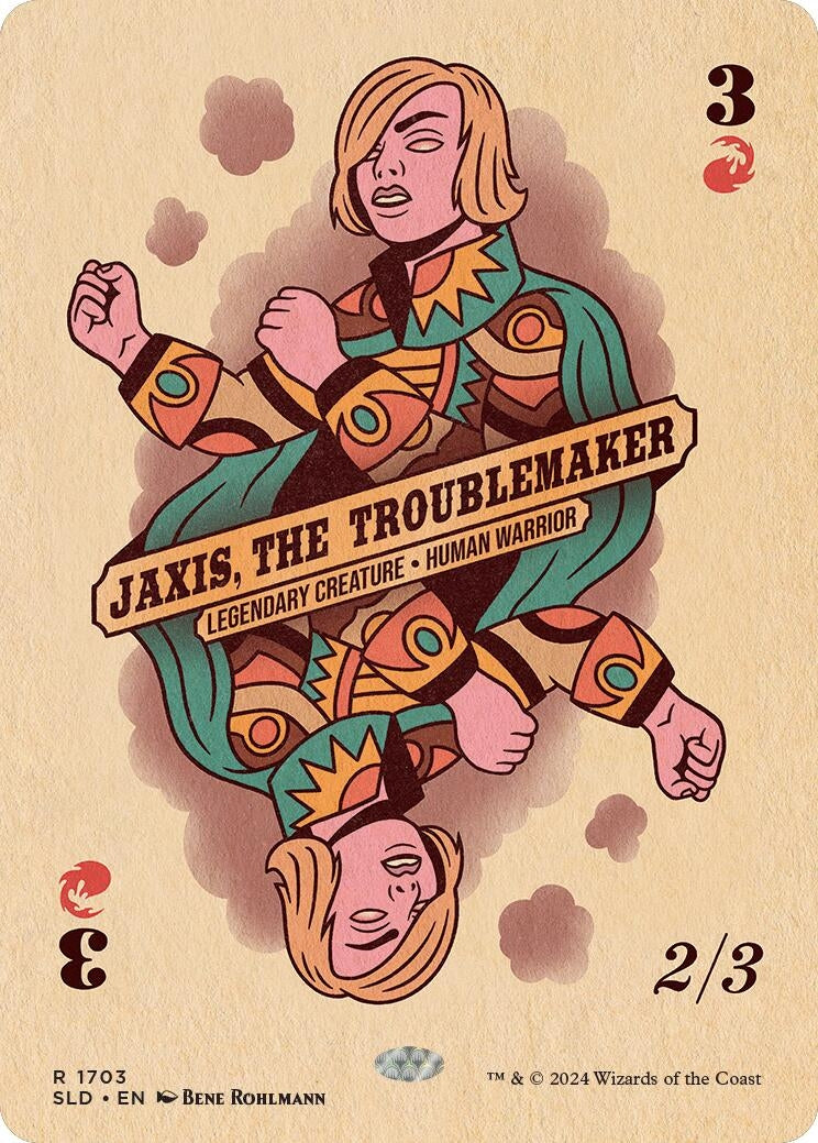 Image for Jaxis, the Troublemaker (1703) (Secret Lair Drop Series) - Magic: The Gathering
