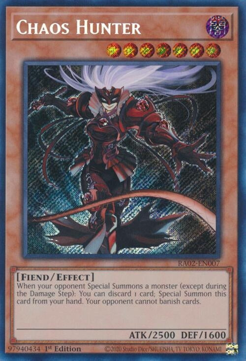 Image for Chaos Hunter (Secret Rare) (RA02-EN007) (RA02) - YuGiOh