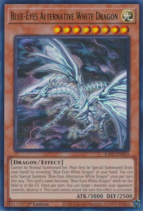 Image for Blue-Eyes Alternative White Dragon (RA02-EN010) (RA02) - YuGiOh