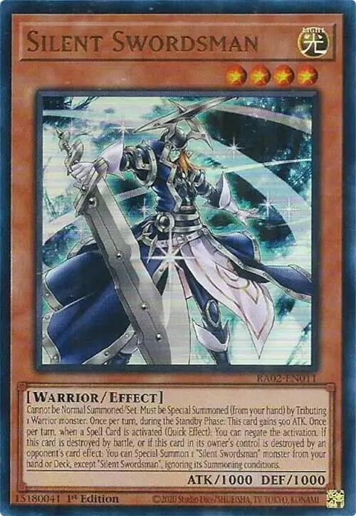 Image for Silent Swordsman (UR) (RA02-EN011) (RA02) - YuGiOh
