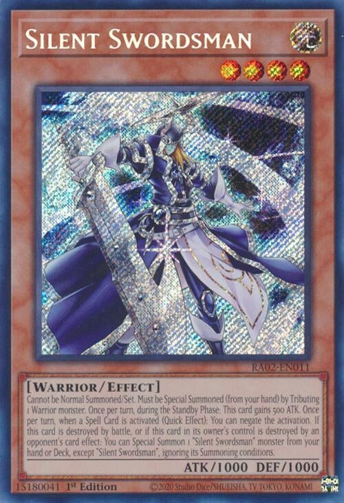 Image for Silent Swordsman (Secret Rare) (RA02-EN011) (RA02) - YuGiOh