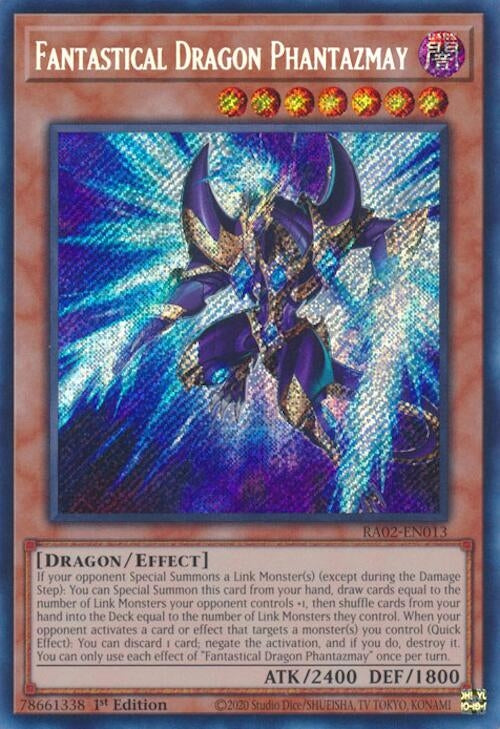 Image for Fantastical Dragon Phantazmay (Alternate Art) (Secret Rare) (RA02-EN013) (RA02) - YuGiOh