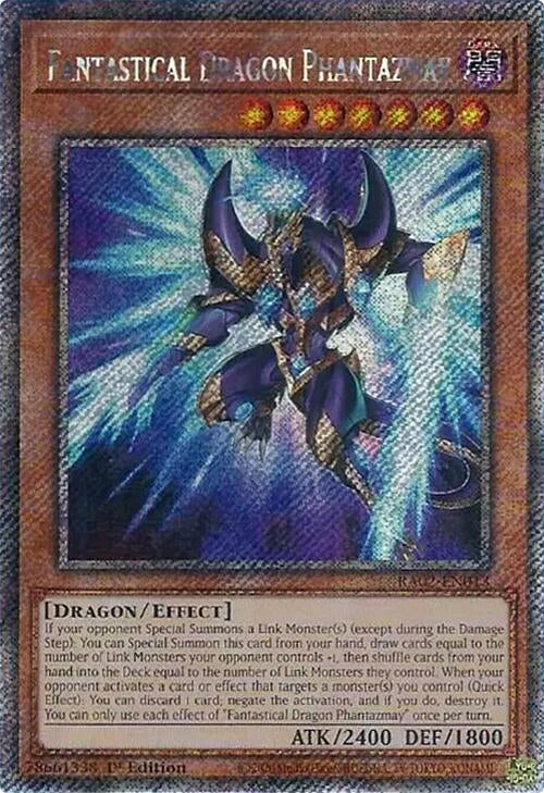 Fantastical Dragon Phantazmay (Alternate Art) (Platinum Secret Rare) (RA02-EN013) (RA02)