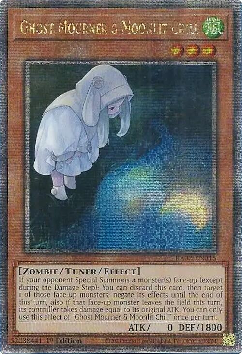 Image for Ghost Mourner & Moonlit Chill (Alternate Art) (Quarter Century Secret Rare) (RA02-EN015) (RA02) - YuGiOh