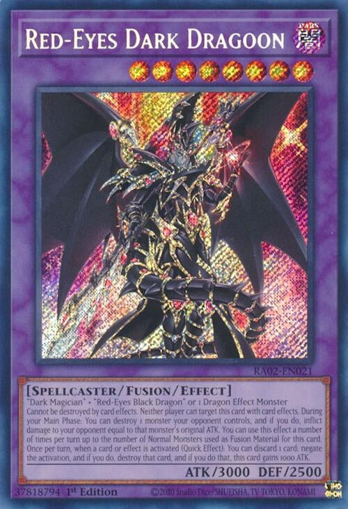 Image for Red-Eyes Dark Dragoon (Secret Rare) (RA02-EN021) (RA02) - YuGiOh