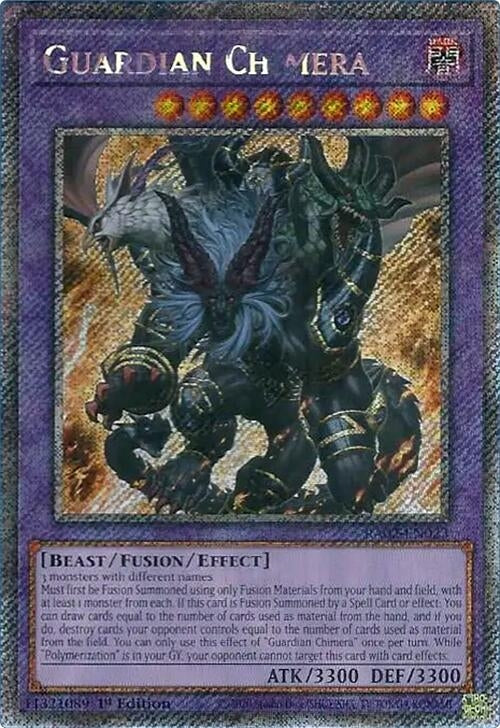 Guardian Chimera (Platinum Secret Rare) (RA02-EN023) (RA02)