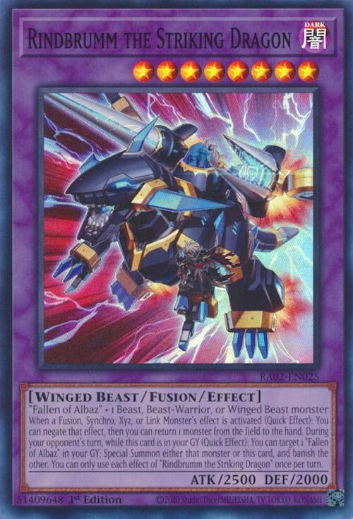 Image for Rindbrumm the Striking Dragon (RA02-EN025) (RA02) - YuGiOh
