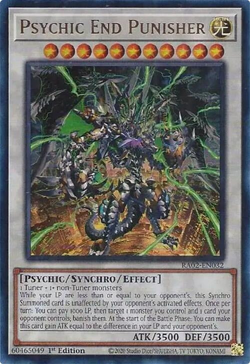 Image for Psychic End Punisher (UR) (RA02-EN032) (RA02) - YuGiOh