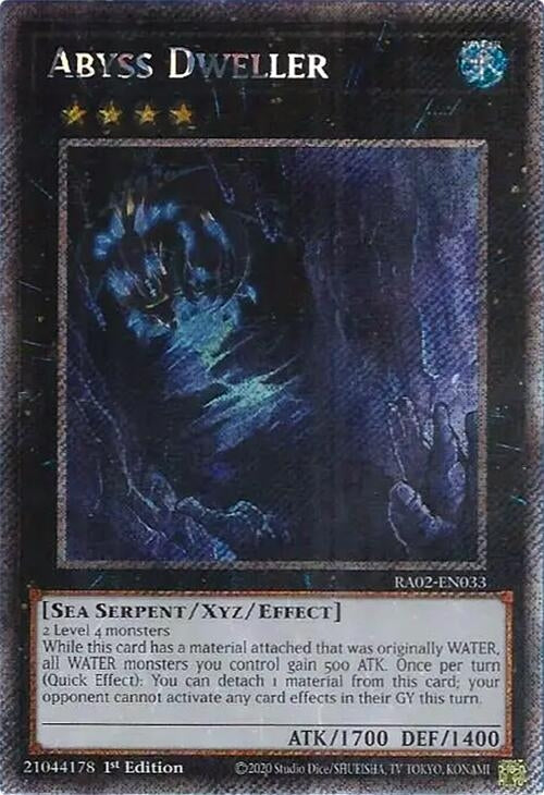 Abyss Dweller (Platinum Secret Rare) (RA02-EN033) (25th Anniversary Rarity Collection II)