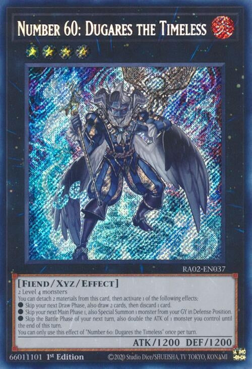 Image for Number 60: Dugares the Timeless (Secret Rare) (RA02-EN037) (RA02) - YuGiOh