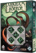 Image for Arkham Horror Dice Set: Black with Green - Boardgames