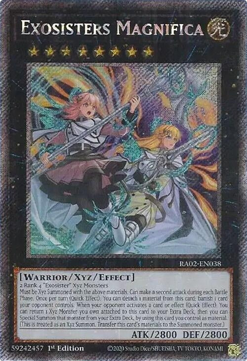 Exosisters Magnifica (Platinum Secret Rare) (RA02-EN038) (RA02)