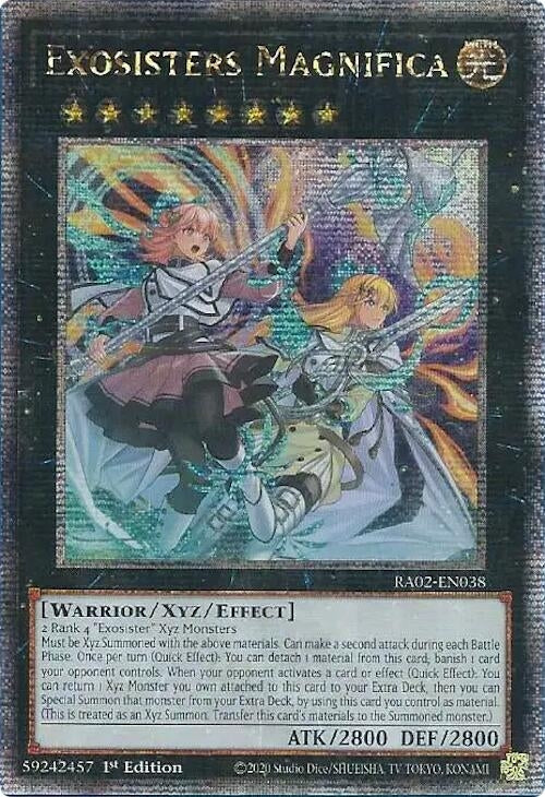 Image for Exosisters Magnifica (Quarter Century Secret Rare) (RA02-EN038) (RA02) - YuGiOh