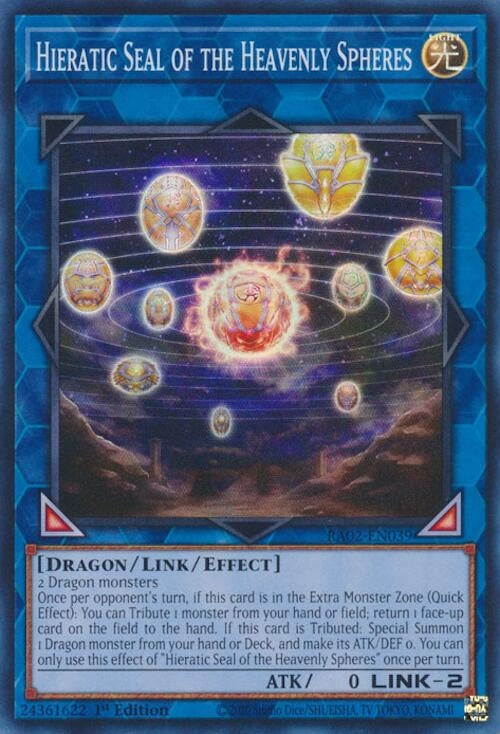 Image for Hieratic Seal of the Heavenly Spheres (RA02-EN039) (RA02) - YuGiOh