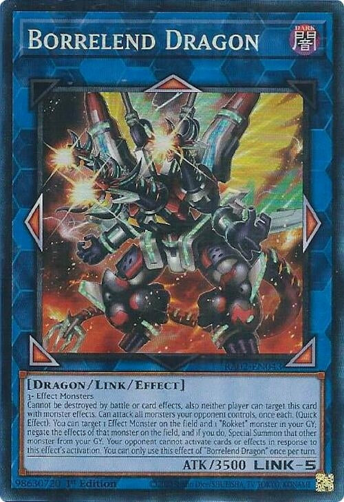 Image for Borrelend Dragon (PCR) (RA02-EN043) (RA02) - YuGiOh