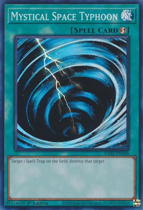 Image for Mystical Space Typhoon (RA02-EN048) (RA02) - YuGiOh
