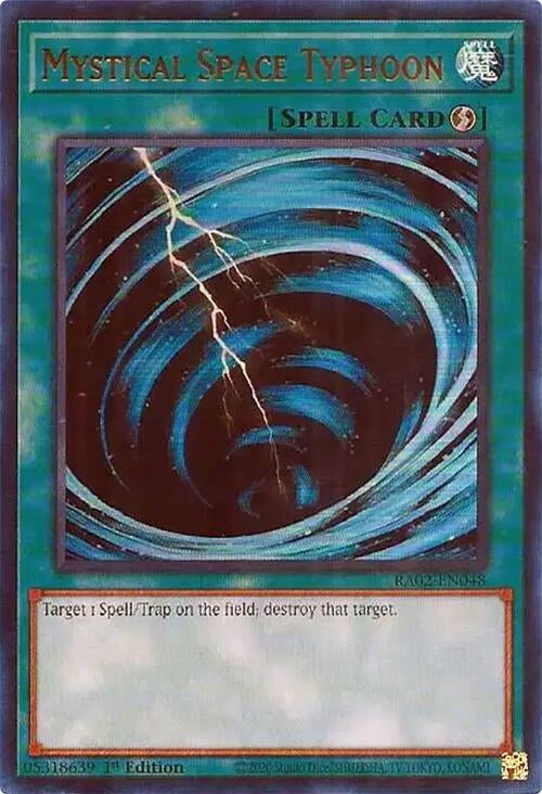 Image for Mystical Space Typhoon (UR) (RA02-EN048) (RA02) - YuGiOh