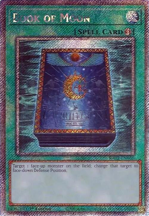 Book of Moon (Platinum Secret Rare) (RA02-EN050) (RA02)