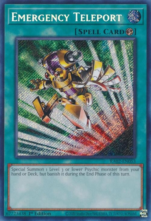 Image for Emergency Teleport (Secret Rare) (RA02-EN053) (RA02) - YuGiOh