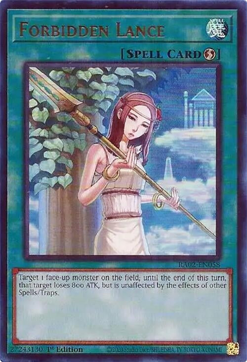 Image for Forbidden Lance (UR) (RA02-EN058) (RA02) - YuGiOh
