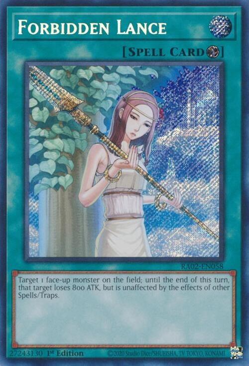 Image for Forbidden Lance (Secret Rare) (RA02-EN058) (RA02) - YuGiOh