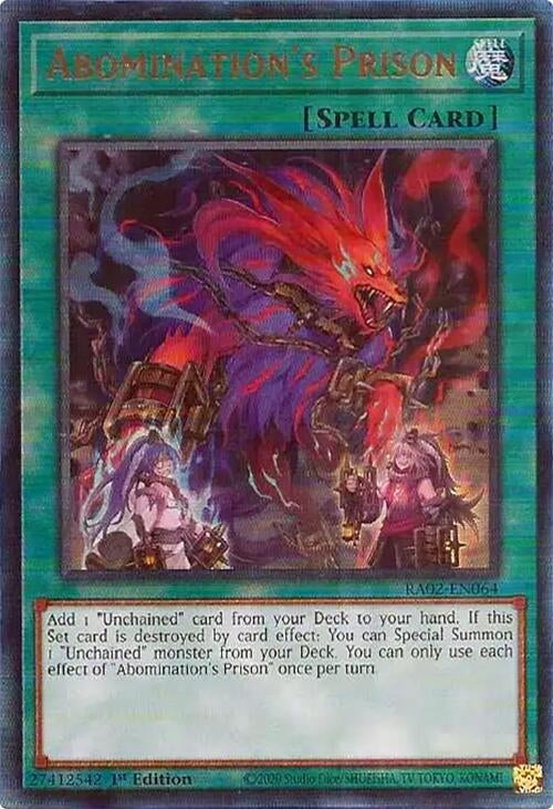 Abomination's Prison (PUR) (RA02-EN064) (25th Anniversary Rarity Collection II)