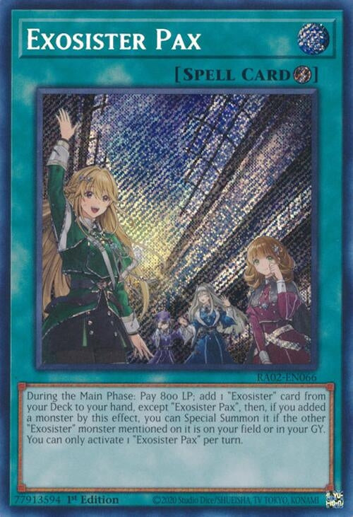 Image for Exosister Pax (Secret Rare) (RA02-EN066) (RA02) - YuGiOh