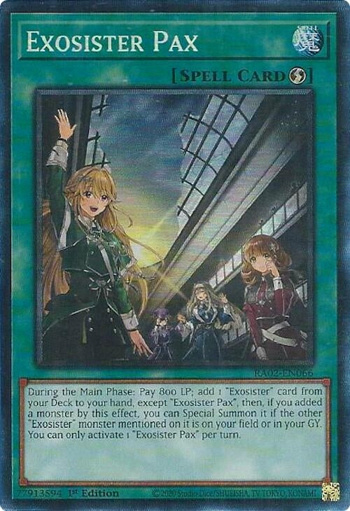 Image for Exosister Pax (PCR) (RA02-EN066) (RA02) - YuGiOh