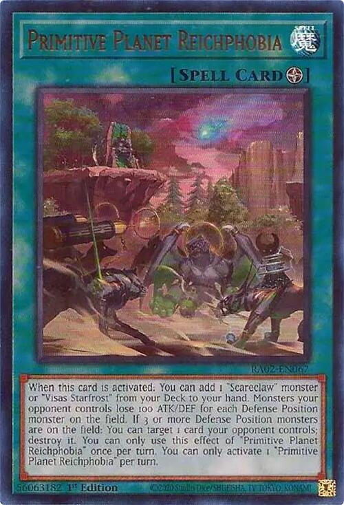 Image for Primitive Planet Reichphobia (UR) (RA02-EN067) (RA02) - YuGiOh