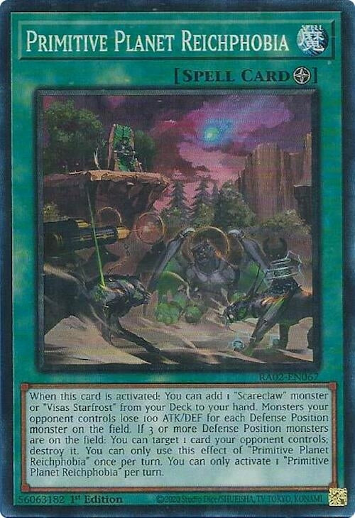 Image for Primitive Planet Reichphobia (PCR) (RA02-EN067) (RA02) - YuGiOh