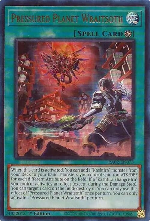 Image for Pressured Planet Wraitsoth (UR) (RA02-EN073) (RA02) - YuGiOh