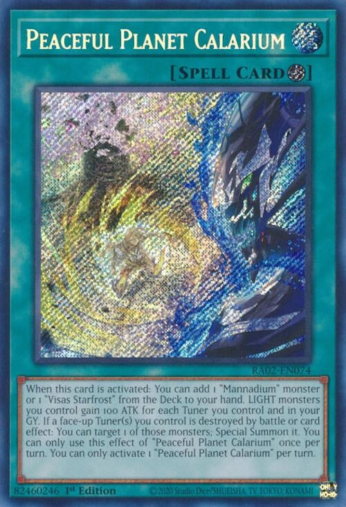 Image for Peaceful Planet Calarium (Secret Rare) (RA02-EN074) (RA02) - YuGiOh