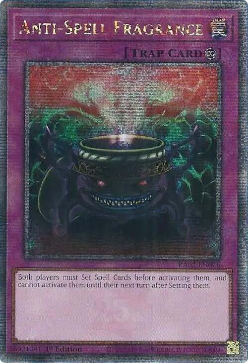 Anti-Spell Fragrance (Quarter Century Secret Rare) (RA02-EN076) (RA02)